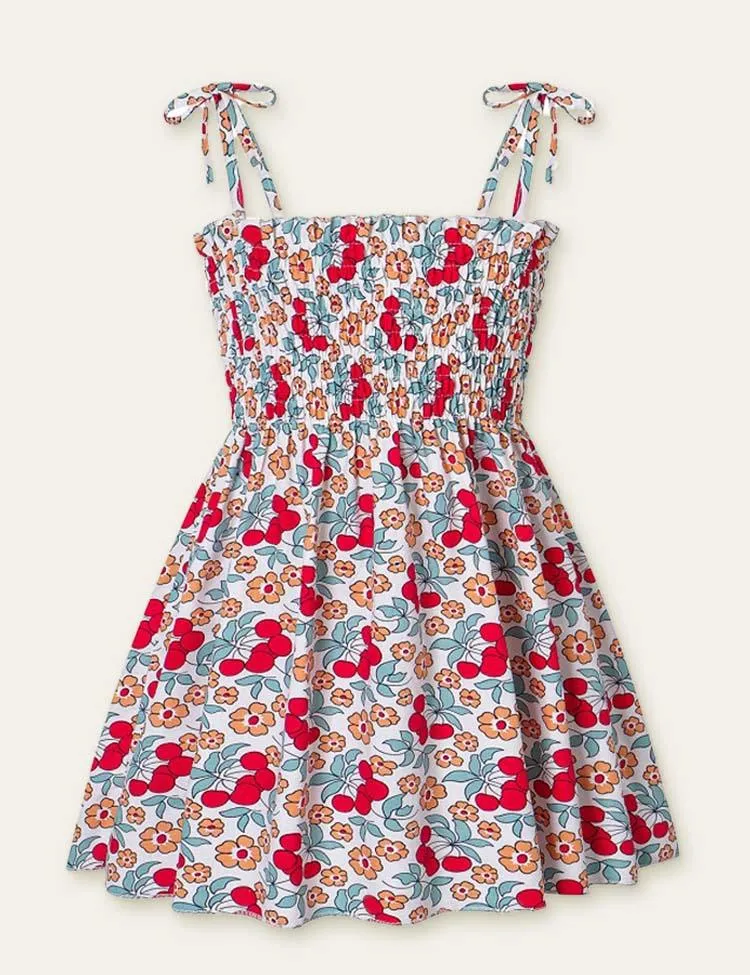 Floral Fruit Full Printed Dress - Image 5