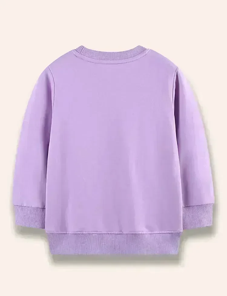 Floral Hedgehog Appliqué Sweatshirt - Image 4