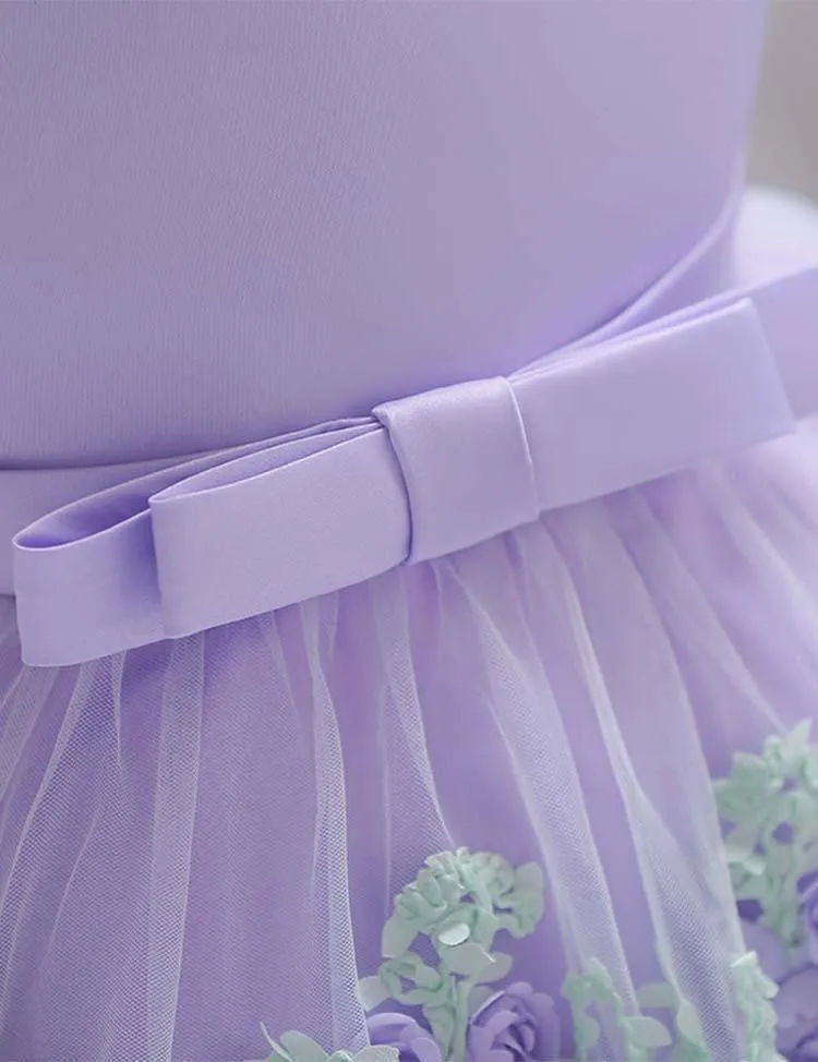 Floral Mesh Party Dress - Image 6