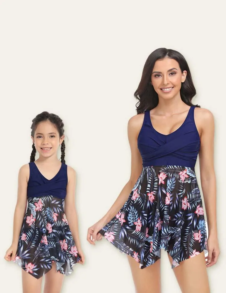 Floral Printed Family Matching Swimsuit - Image 3
