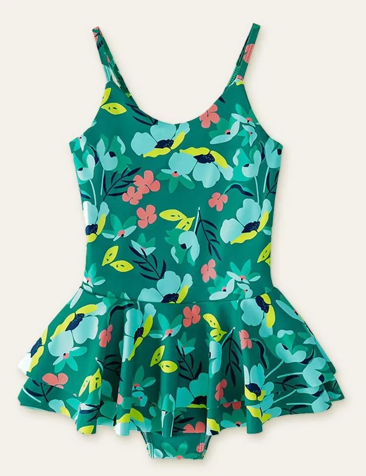 Floral Printed One-Piece Swimsuit - Image 7