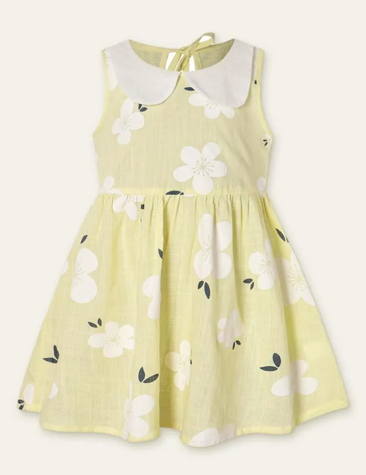 Floral Printed Sleeveless Dress - Image 2