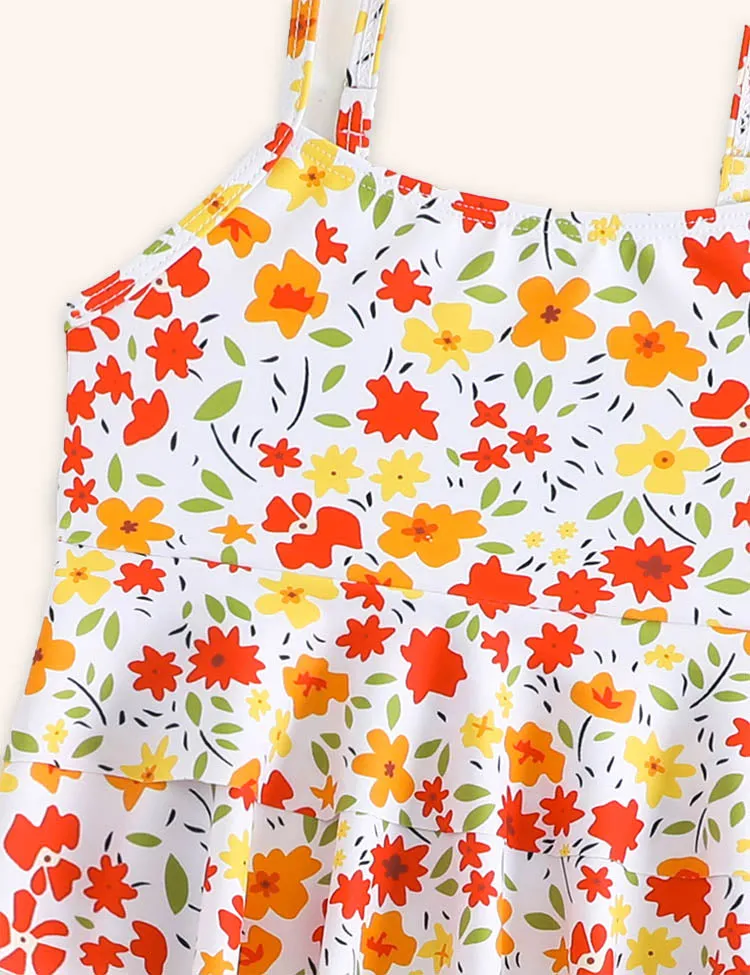 Floral Printed Swimsuit - Image 3