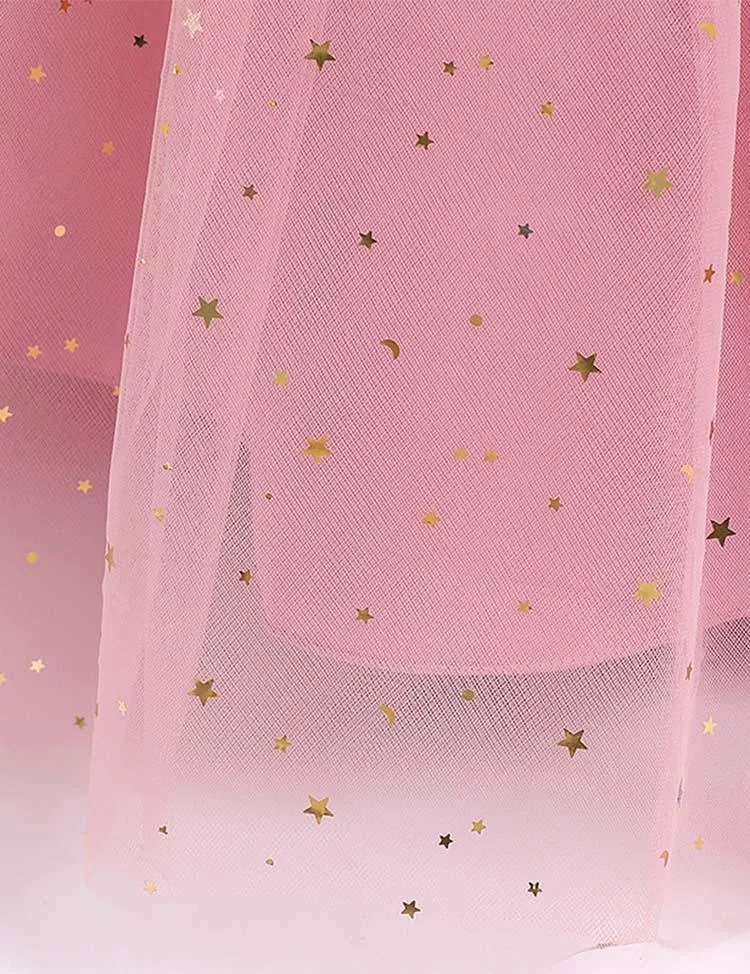 Floral Sequin Mesh Party Dress - Image 3