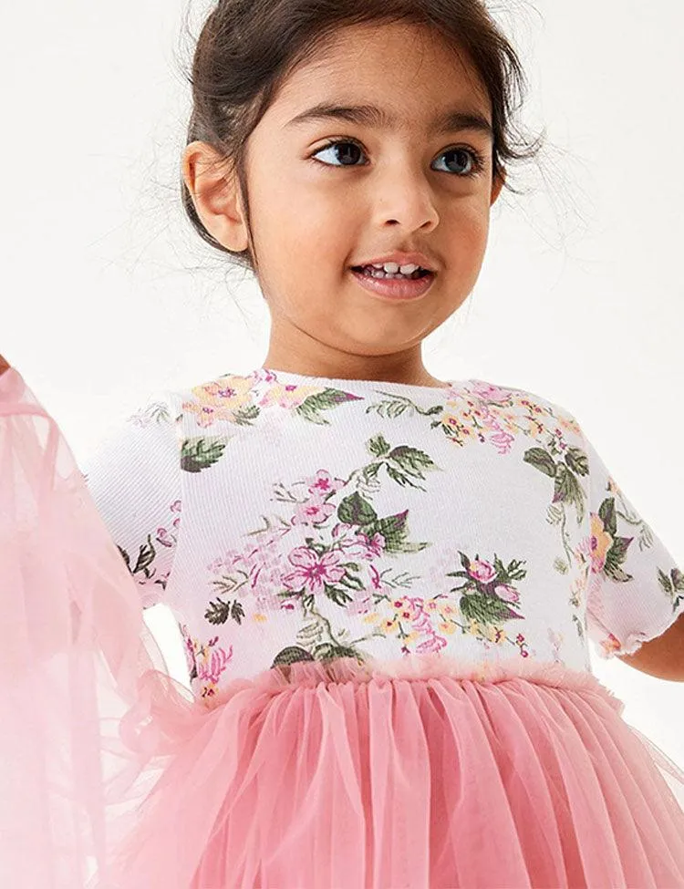 Floral Tulle Dress - Image 3