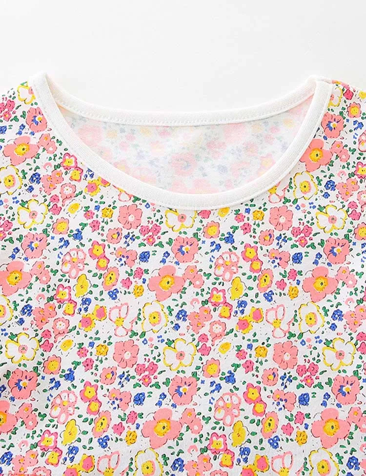 Flower Full Printed Dress - Image 3