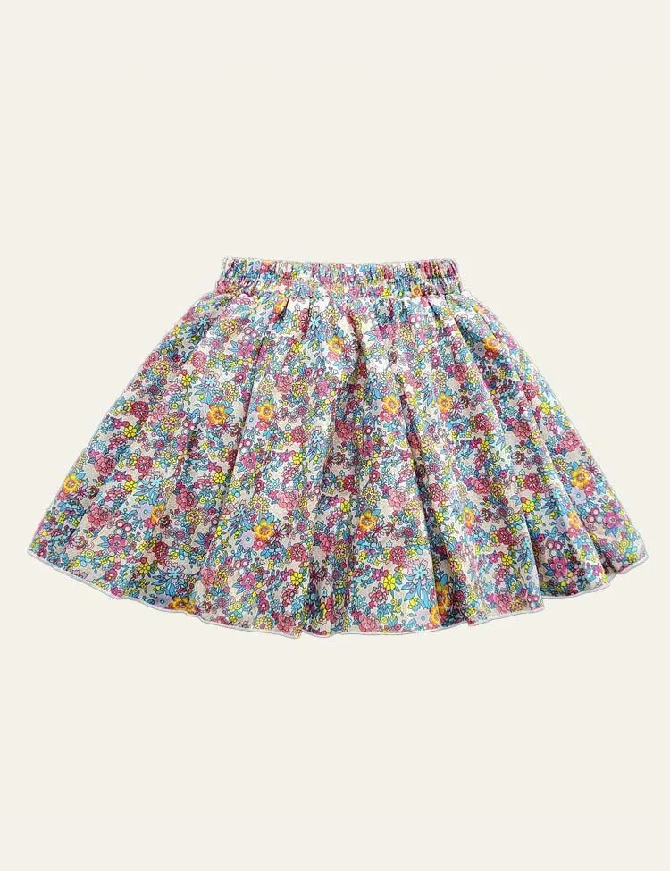 Flower Pleated Skirt - Image 11