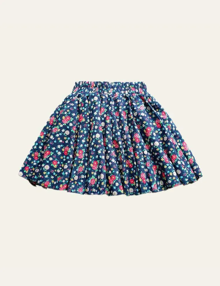 Flower Pleated Skirt - Image 4