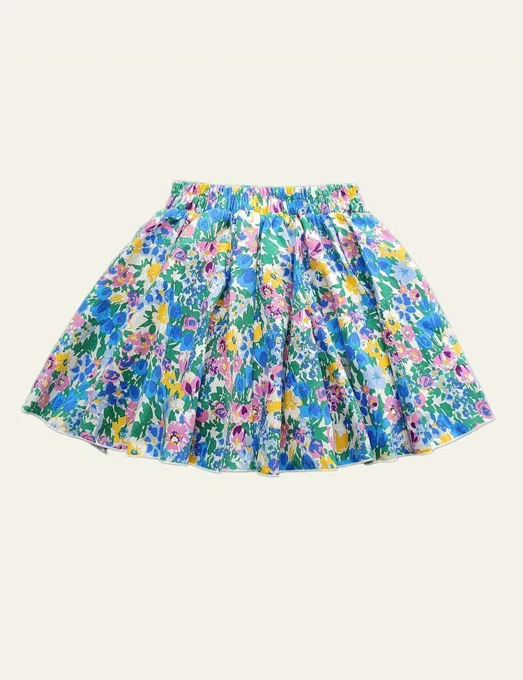 Flower Pleated Skirt - Image 7