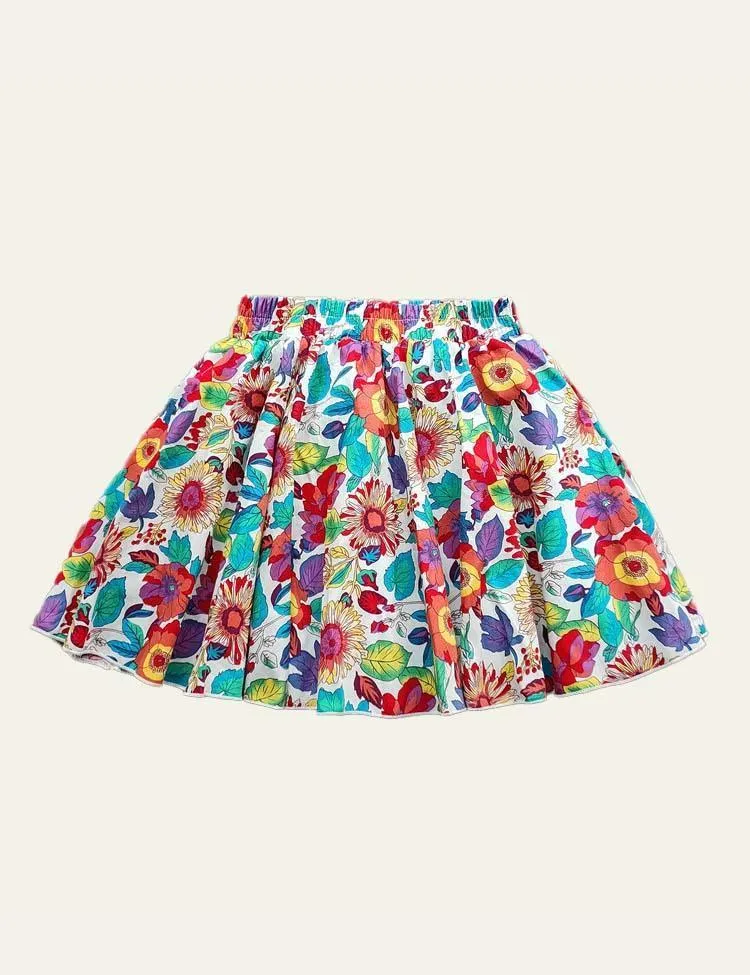Flower Pleated Skirt - Image 9