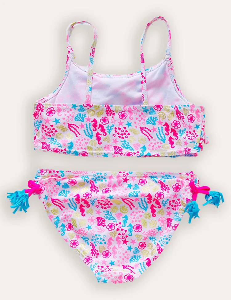 Flower Print Bikini Set - Image 4