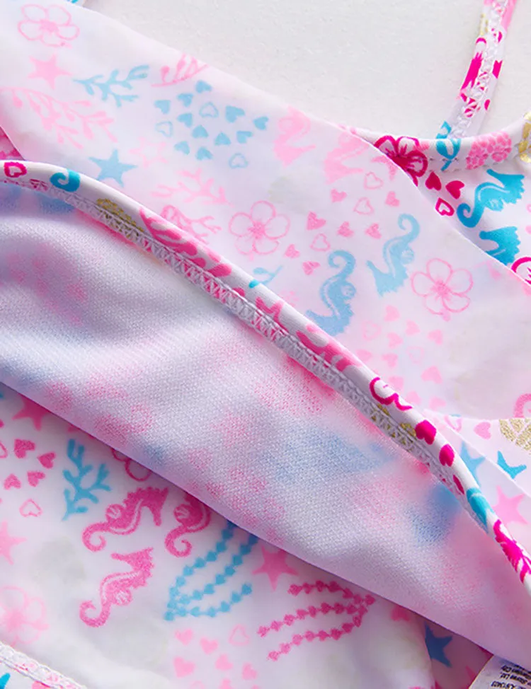 Flower Print Bikini Set - Image 5