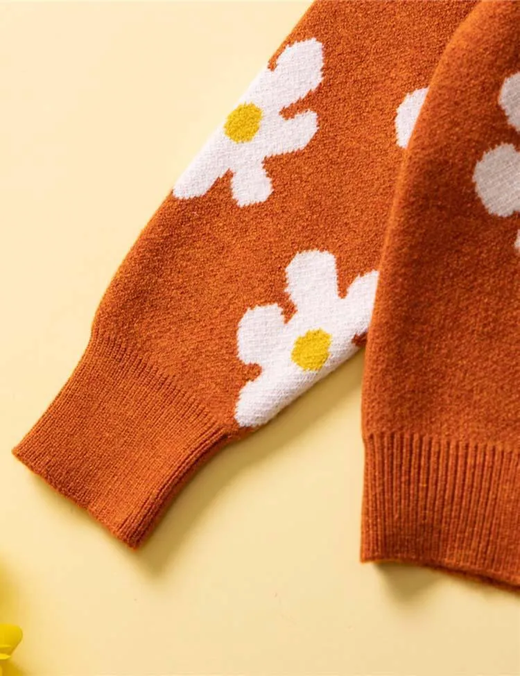 Flower Print Cardigan - Image 4