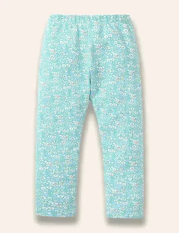 Flower Printed Leggings - Image 2