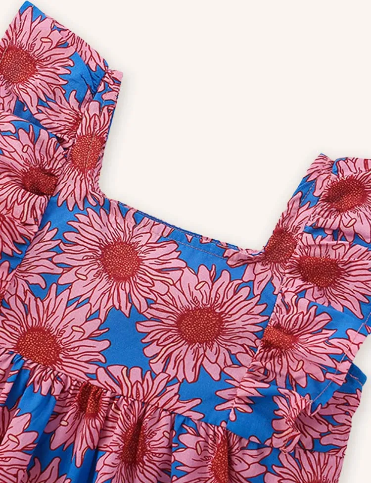 Flower Printed Sleeveless Dress - Image 2