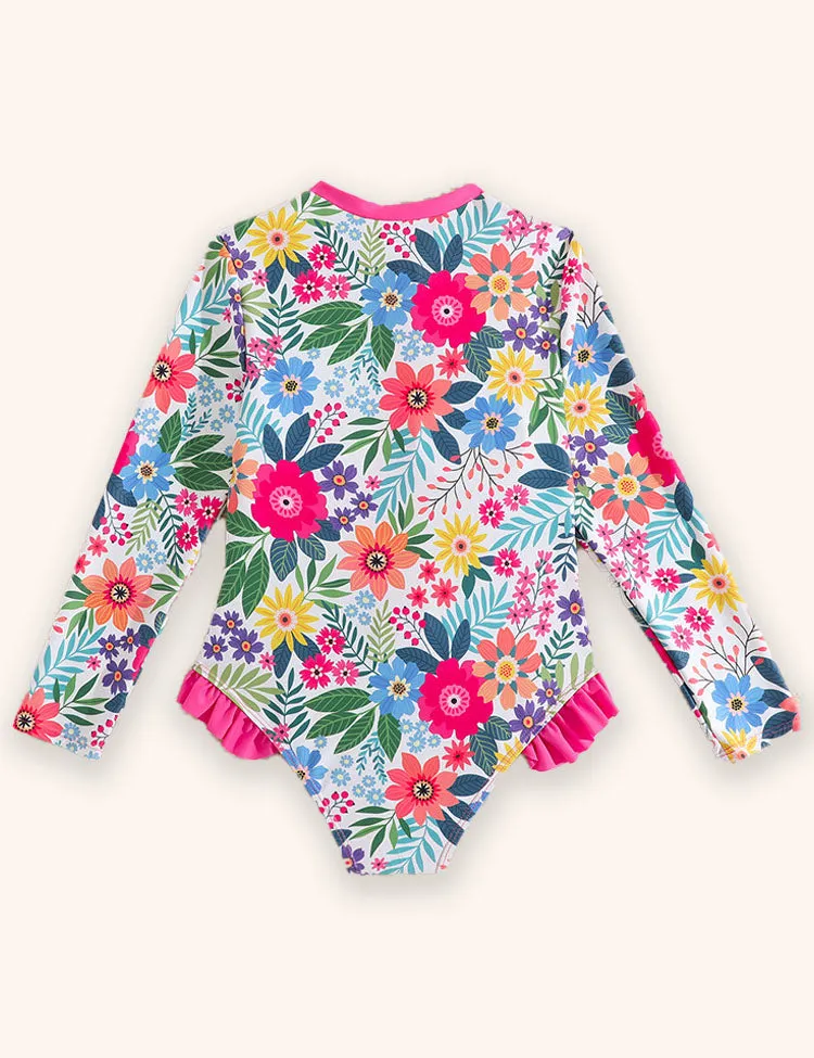 Flower Printed Swimsuit - Image 2