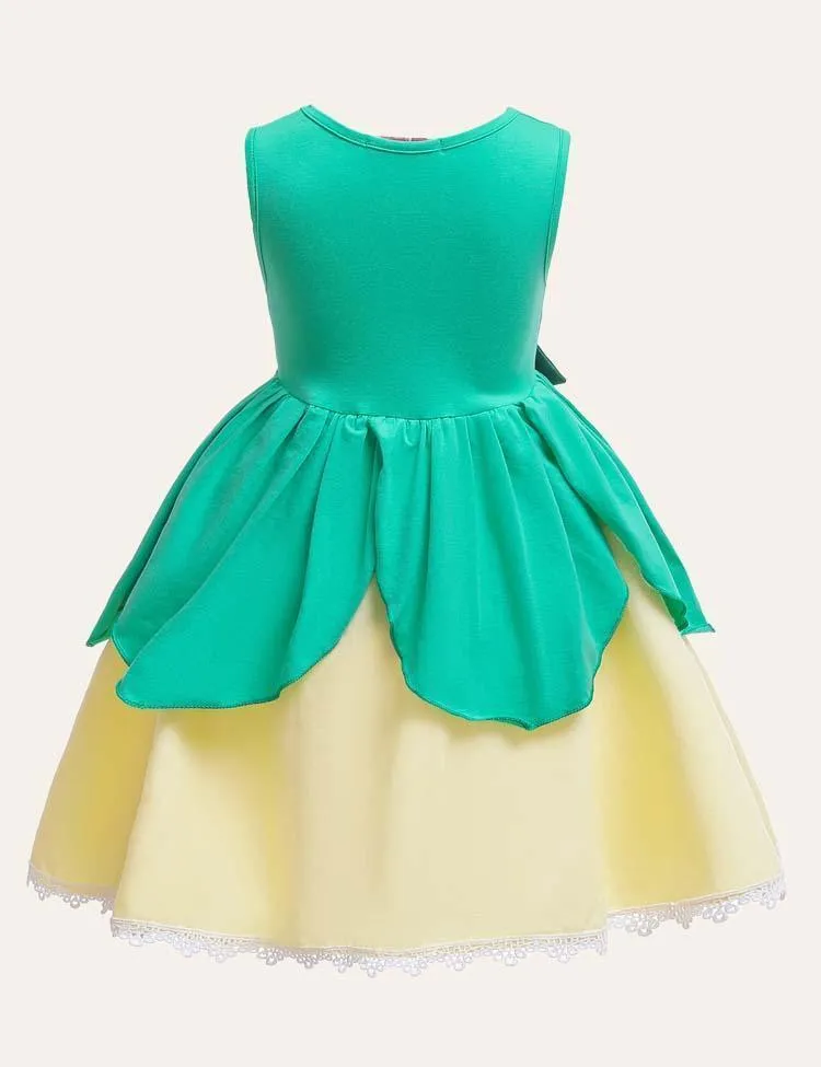 Flower Sleeveless Party Dress - Image 2