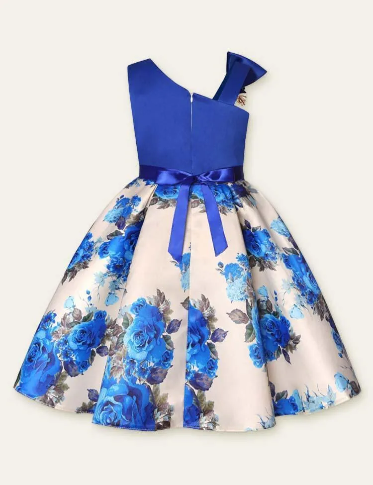 Flower Sleeveless Party Dress - Image 3