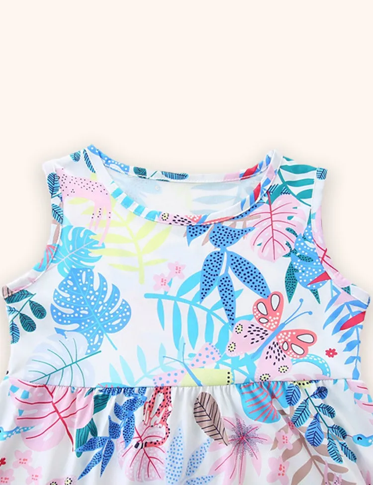 Fresh Leaf Printed Dress - Image 3