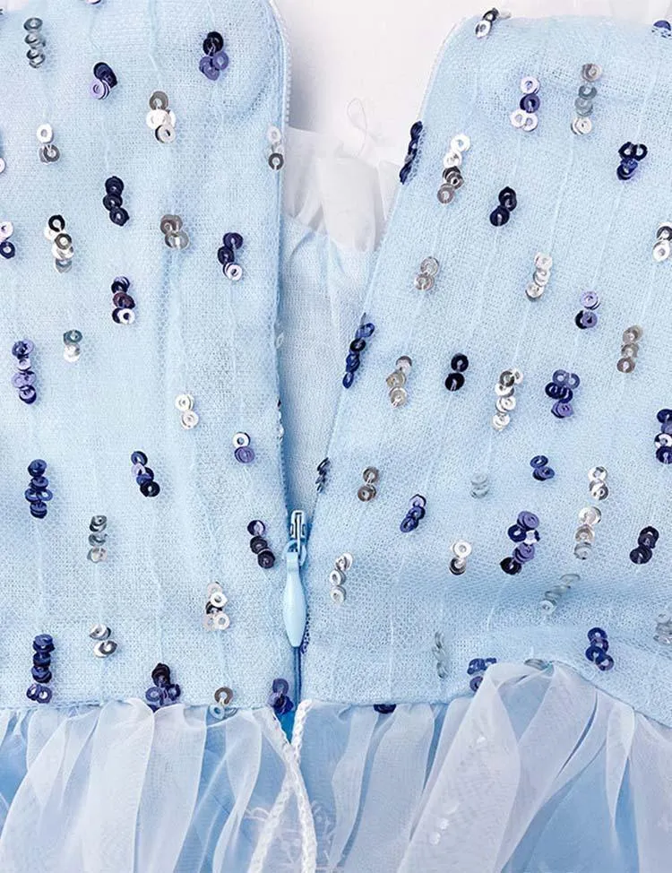 Frozen Mesh Party Dress - Image 5