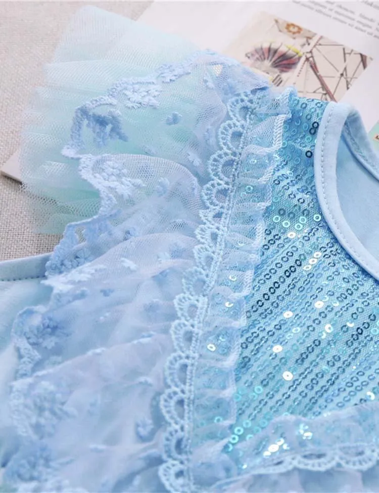 Frozen Star Mesh Party Dress - Image 3