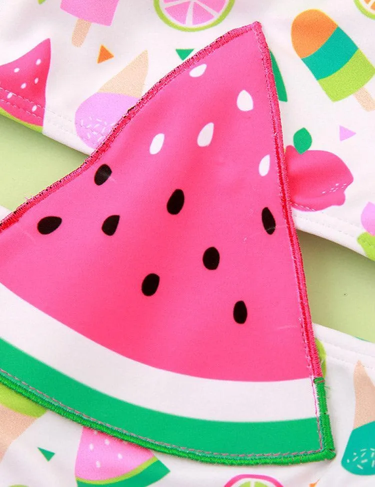 Fruit Appliqué One Piece Swimsuit - Image 4