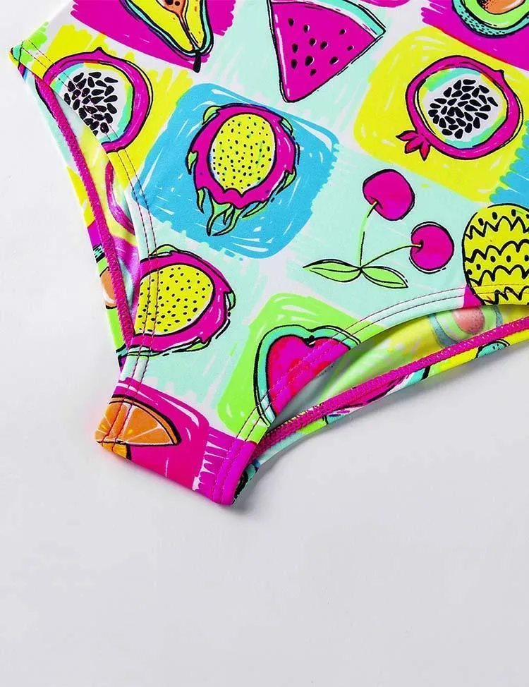 Fruit Printed Swimsuit - Image 4