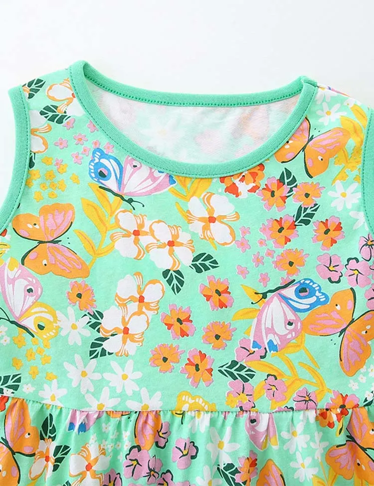 Series Printed Vest Dress - Image 6