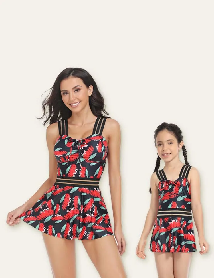 Full Printed Family Matching Swimsuit - Image 4