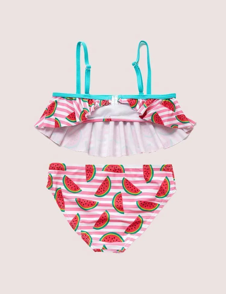 Full Printed Fruit Split Swimsuit - Image 3