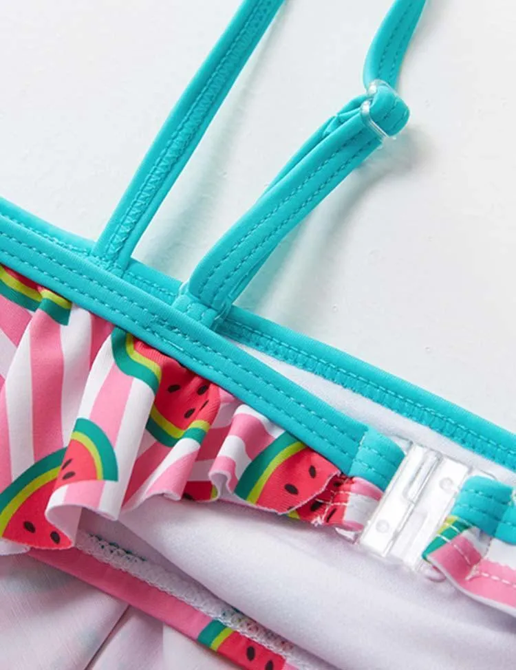 Full Printed Fruit Split Swimsuit - Image 5