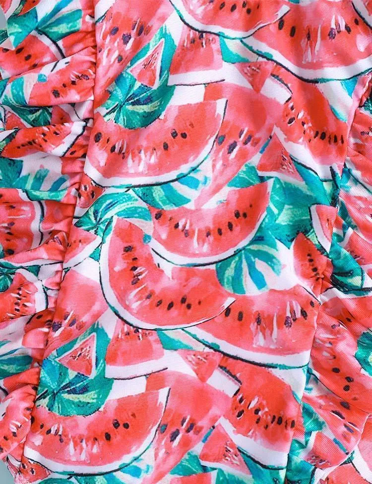 Full Printed Watermelon Swimsuit - Image 4
