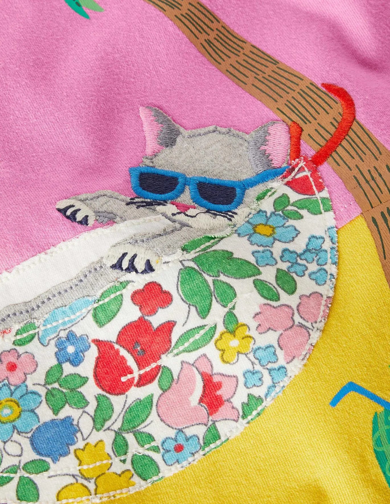 Funny Animals Appliqué T-shirt - Image 3