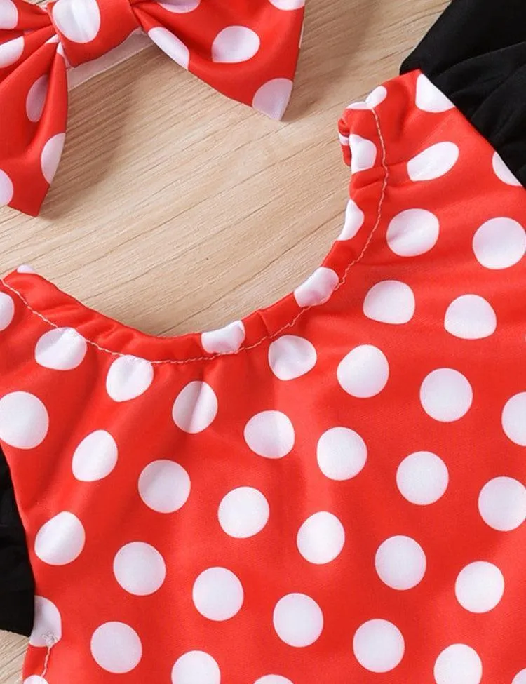 Polka Dots Minnie Swimsuit - Image 4