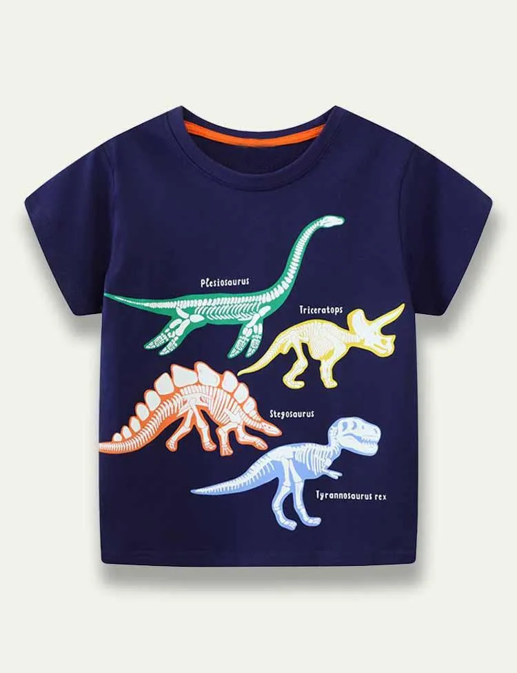 Glowing Dinosaur T-Shirt - Image 2