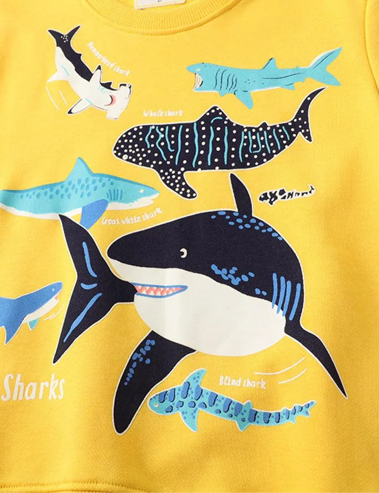 Glowing Shark Sweatshirt - Image 2