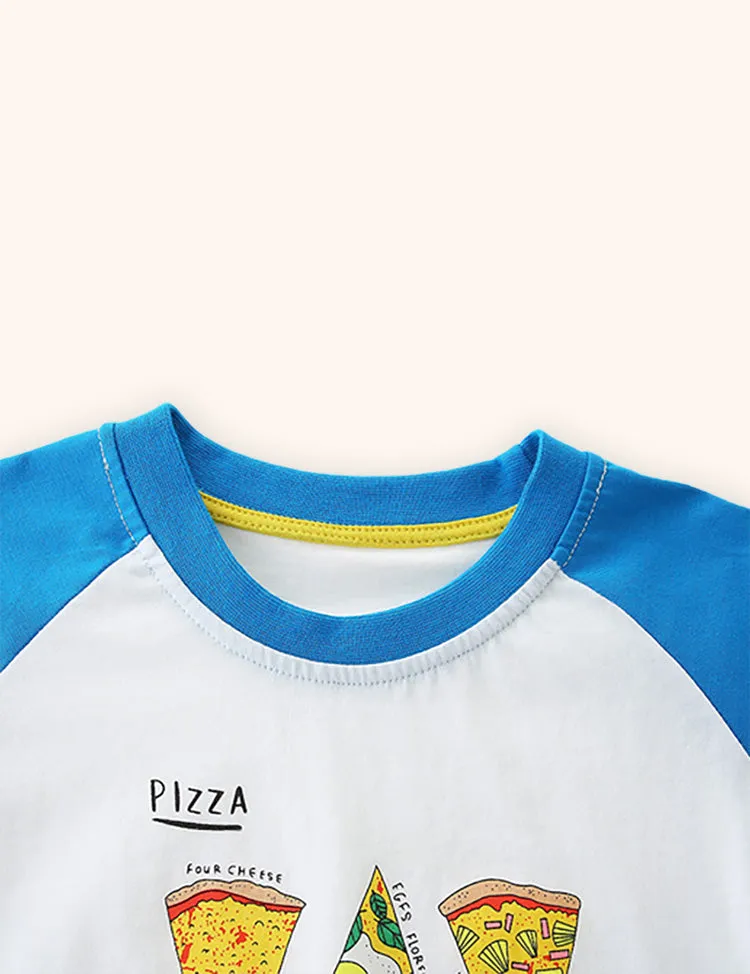 Gourmet Pizza Printed T-shirt - Image 3