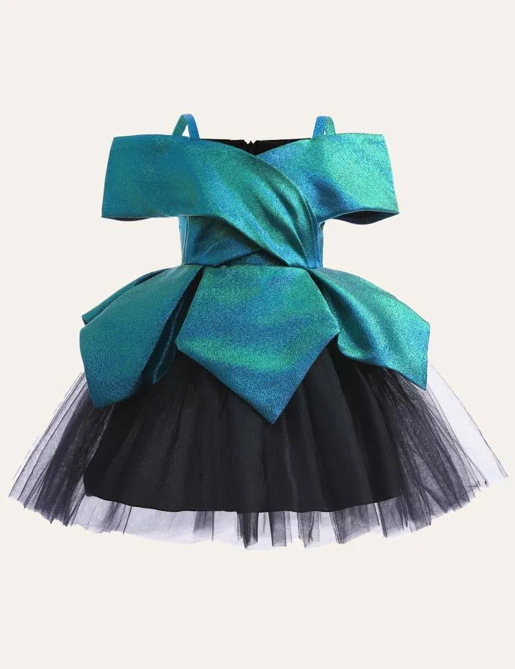 Gradient Mesh Party Dress