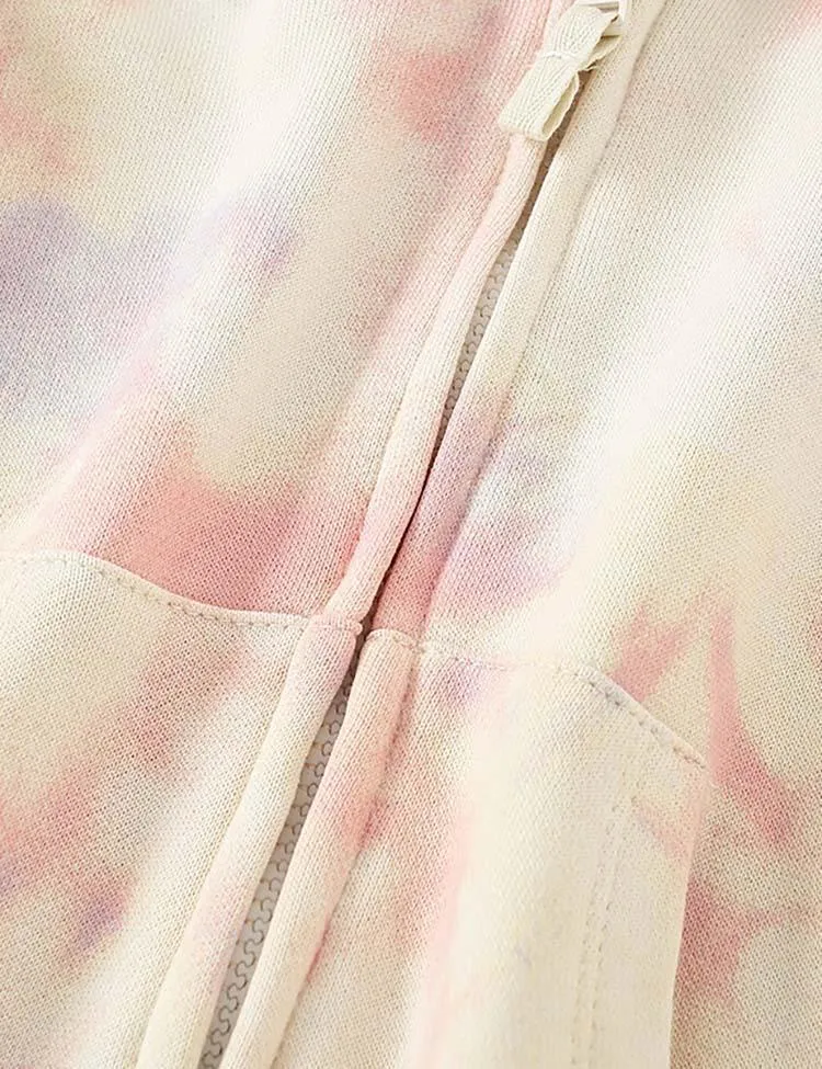 Gradient Printing Hooded Jacket - Image 3
