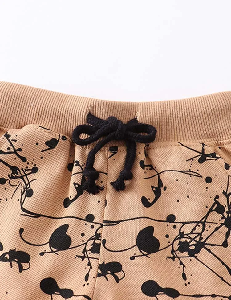 Graffiti Printed Shorts - Image 3