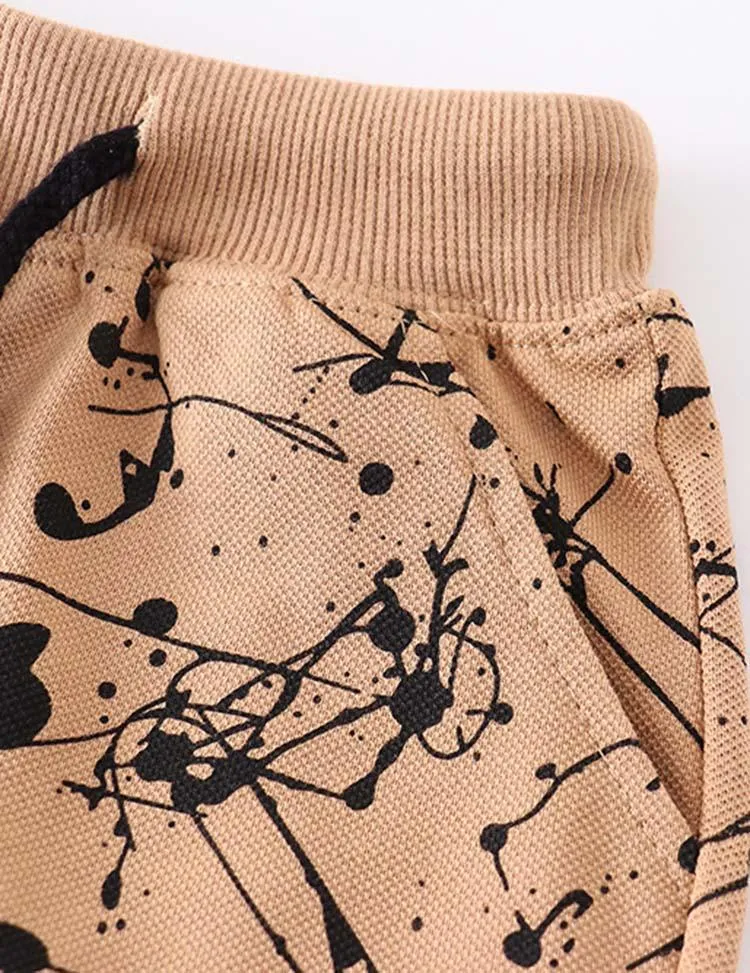 Graffiti Printed Shorts - Image 4