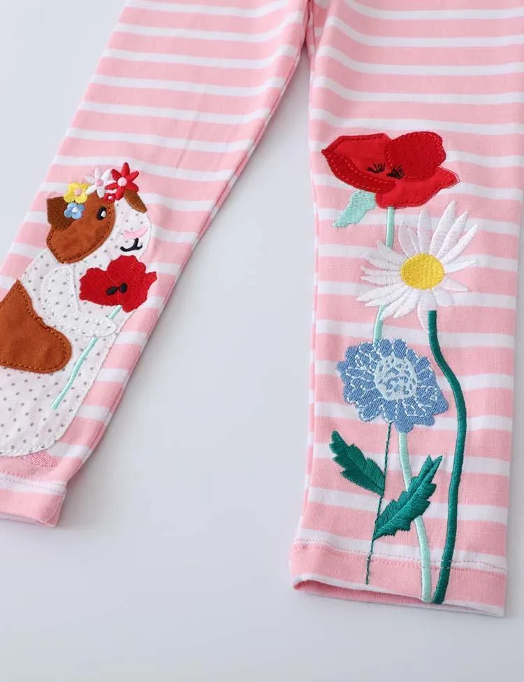 Guinea Pig Appliqué Leggings - Image 2