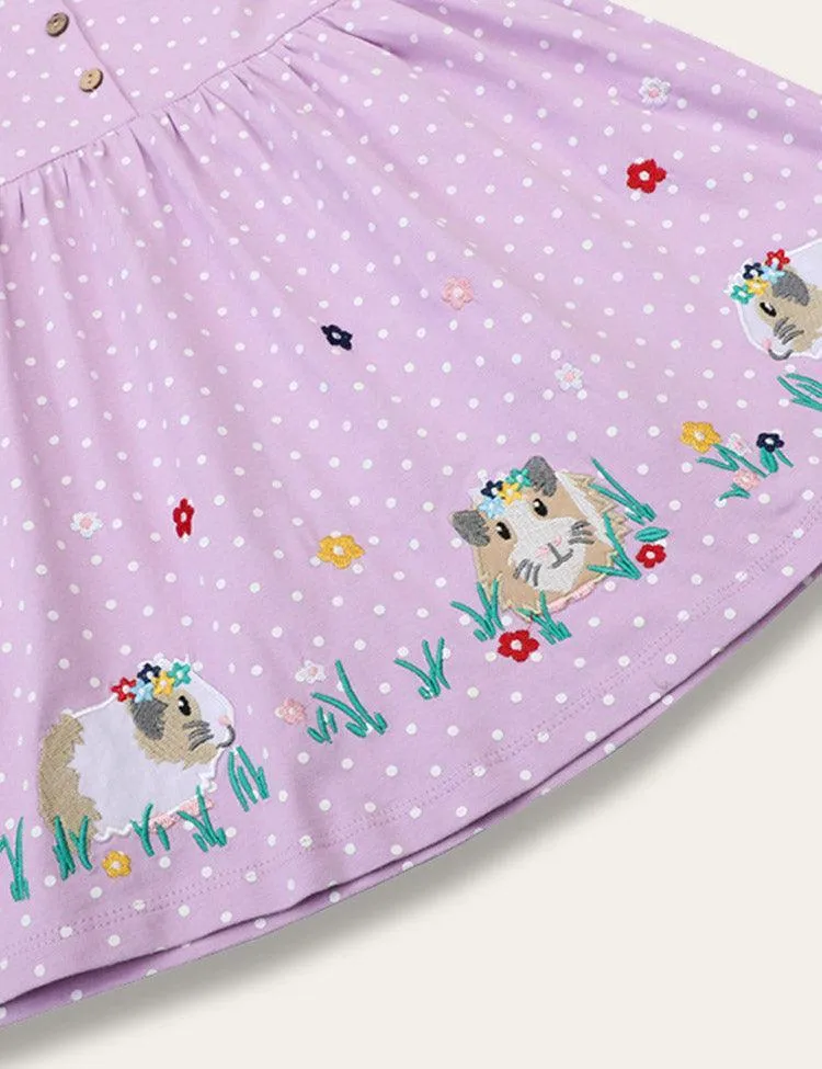 Guinea Pig Appliqué Dress - Image 3