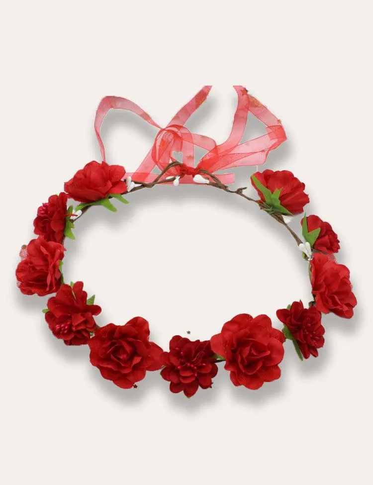 Handmade Rattan Garland Headdress - Image 7