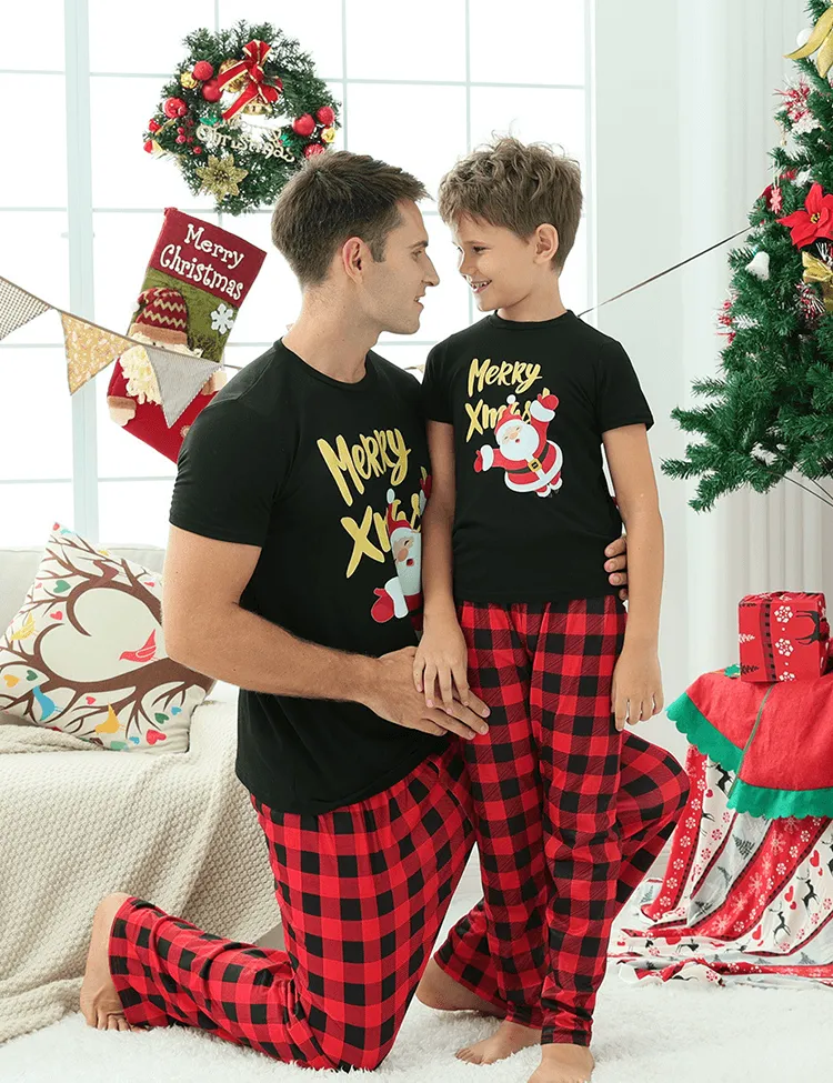 Happy Santa Claus Printed Family Matching Pajamas - Image 3