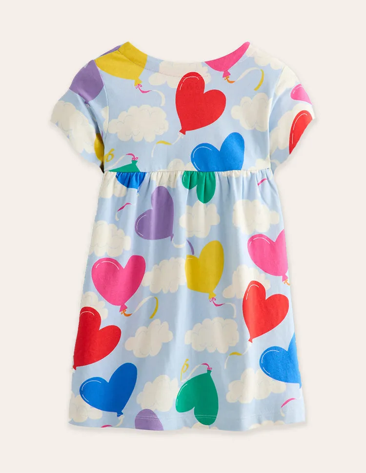 Heart Balloon Printed Dress - Image 2