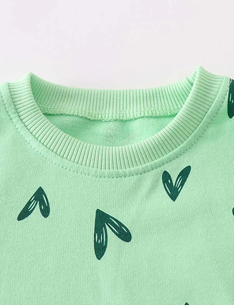 Heart Printing Sweatshirt - Image 4