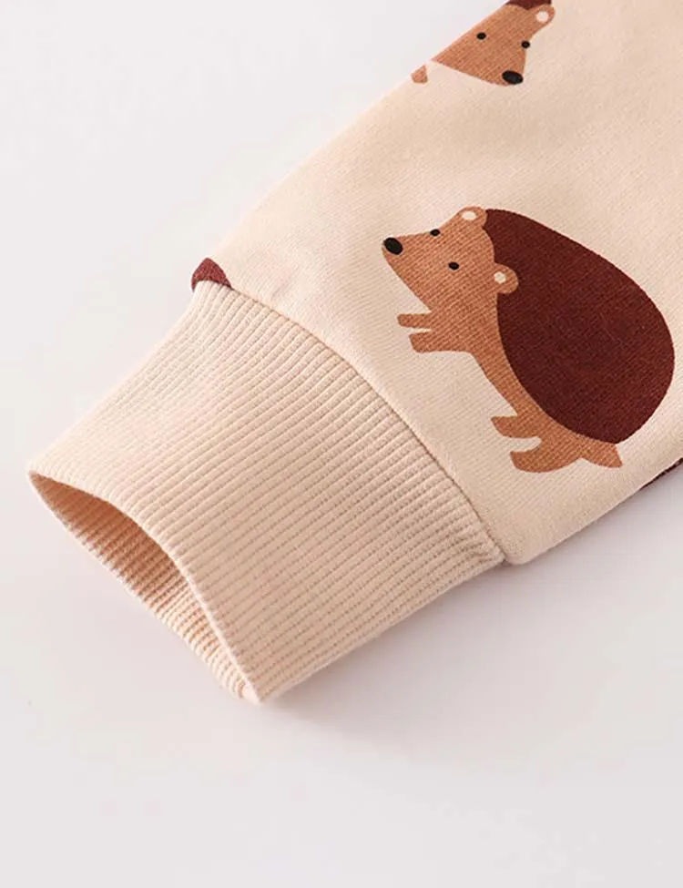 Hedgehog Print Sweatshirt - Image 4