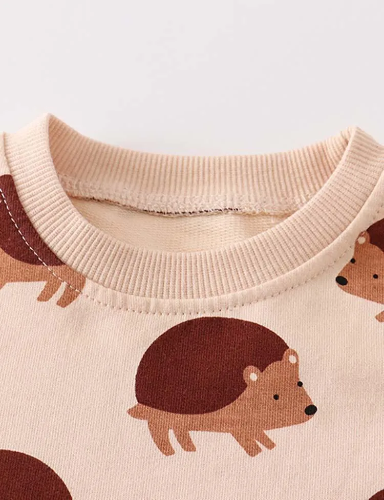 Hedgehog Print Sweatshirt - Image 5