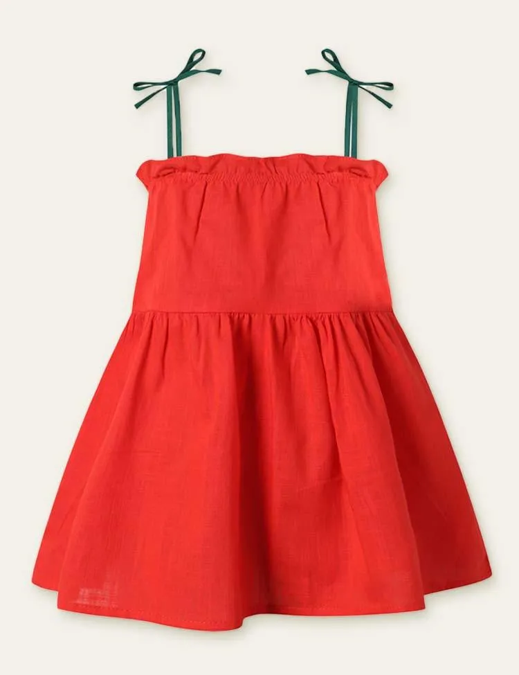 High Waist Spaghetti Strap Dress - Image 5